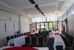 Conference room
accommodate 100 people in church setting