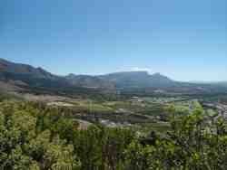 Constantia Valley - View to Table Mountain
