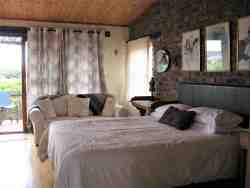 Main bedroom and deck