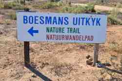 Boesmans Uitkyk is a walking route trough the Namaqualands beautiful flower fields.
