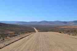 Road trough the Namaqua Park on the way to our Lodge.