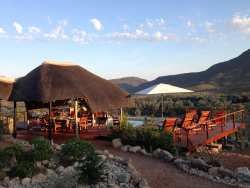 View from pool over Kunene River
