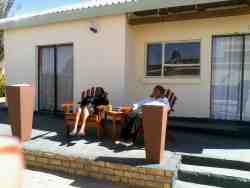 Relax at the patio while viewing the scenery
