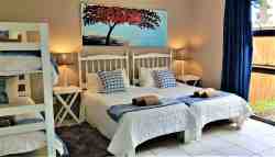 The Coral Room
Twins with bunk beds on the side. Private patio and braai. 