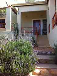 Steps leading to guest rooms
