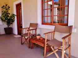 Patio on stoep in front of rooms 1, 2 & 3