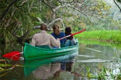 Guided canoe trips - stunning scenery