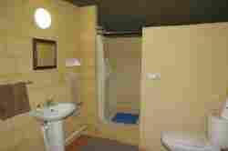 Tent bathroom.