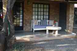 Jasmine Guest Room patio view from garden