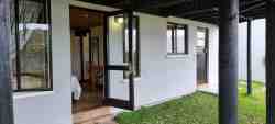 Room 6 , entrance, economy apartment, down set of steps, under main balcony, might get stepping noise from breakfast hall in the mornings