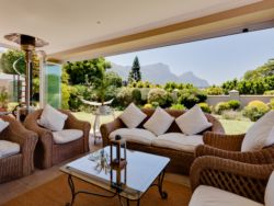 Enclosed patio with Glass foldaway doors