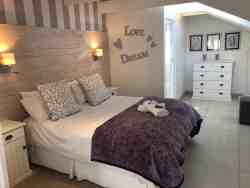 Open plan apartment with luxury finishes