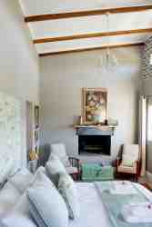 Jersey Cottage - room with fireplace