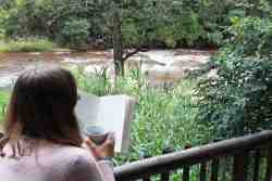 View from the private balcony of one of our Luxury Tents.