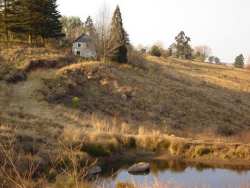 Winding lanes lead to dams and a wetland