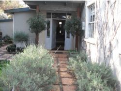The entrance to the Family suite and main house.