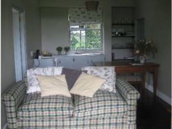 Self catering flat lounge/kitchenette.