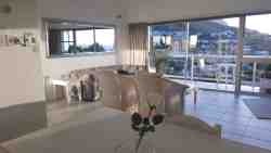 Spacious lounge with balcony