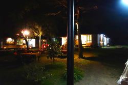 Restaurant at night