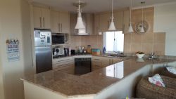 Upstairs kitchen.
