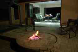 Braai Area and Lapa. Lapa can be open or closed and is also airconditioned. 