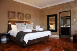 Executive Suite with wooden floor. Large free-standing bath with multi-head shower En-Suite. Aircon and Ceiling Fan. Mini bar-fridge.