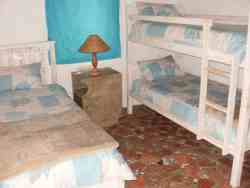 The singles room of the Bluegum Family suite