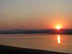 Sunset over Midmar Dam