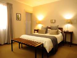 Double bed room with bathroom and fireplace!