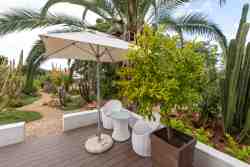 Private patio of our 2 Maisonette Rooms - each room have its own area