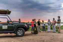 Sunset drinks stop