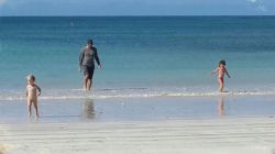 The most beautiful beach and safe uncrowded, swimming beach in the world. 30kms!