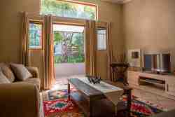Cottage two lounge and entertainment area