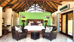 Interior of a double suite 