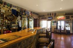 Cozy atmosphere of the Sportman's bar on site