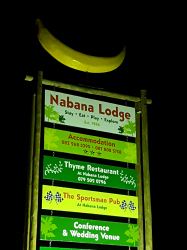 Entrance to Nabana Lodge