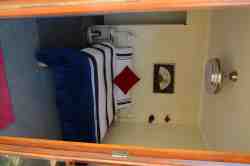 Cozy Cove has 2 bedrooms, each with a door that opens out onto the pool and braai area.
