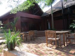 Our warm reception area.