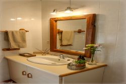 Bathrooms in the chalets- ideal for family or fiends 