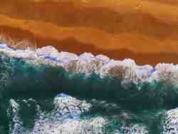Aerial sea view