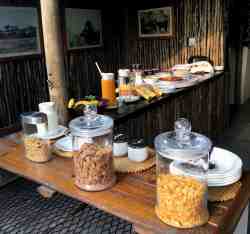 Breakfast buffet