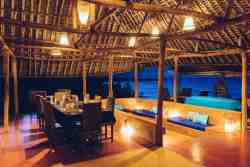 Restaurant at night