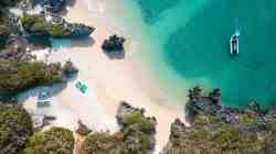 Private beach picnic
