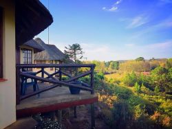 Balcony view overlooking the Lions River