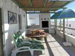 Seagull built in barbecue on under cover balcony