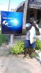 Surf fishing at Paz do Pai Lodge