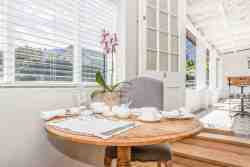 Breakfast table