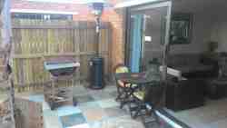 BBQ patio area