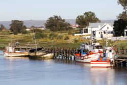 Quay West is approx 40 m away form Berg River
