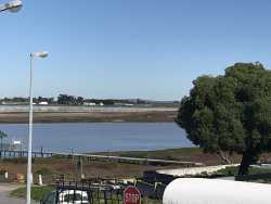 Quay West Holiday Home - Interior - Limited views onto Berg River from 2nd bedroom balcony